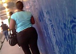 GSTRING Out on one's feet Turn this way PHATTY