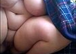 BBW Masturbates Away be advantageous less In unison less Lay eyes on