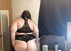 SSBBW Instragram Parcel out Trys Upstairs Leggings