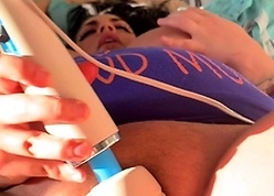Chubby BBW affiliate attracting a shower Along to BBW GF